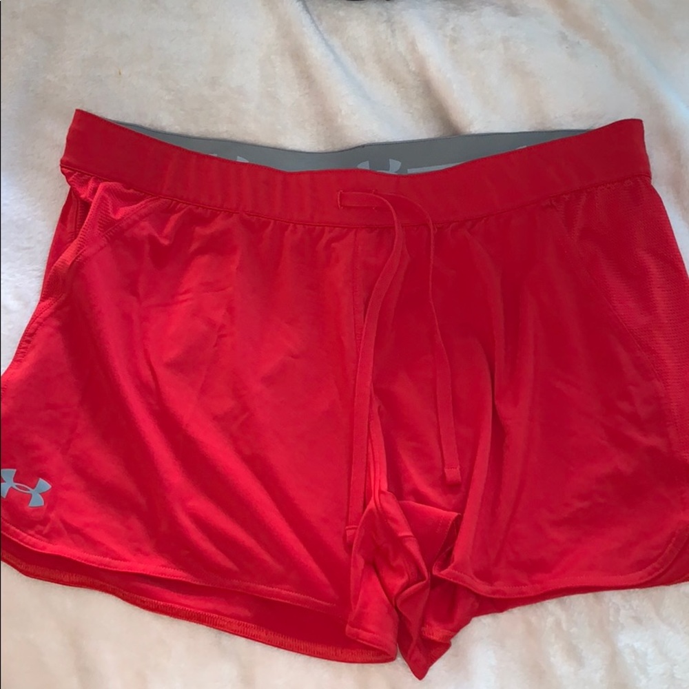 Red Under Armor Shorts